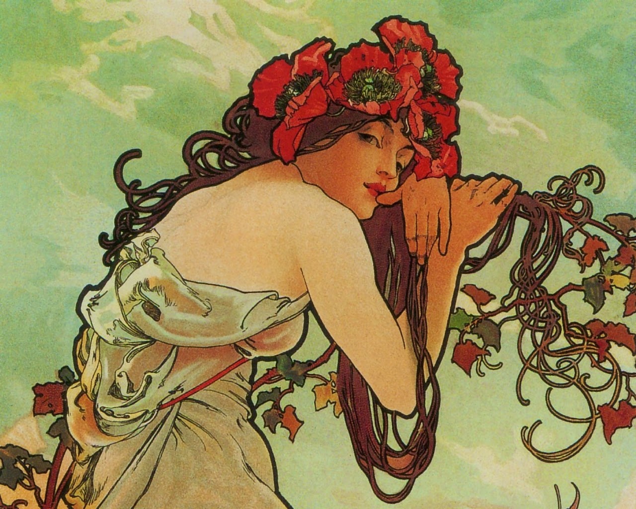 Art nouveau. Альфонс Муха. Модерн Альфонс Муха. Ар нуво Альфонс Муха. Альфонс Муха картины.